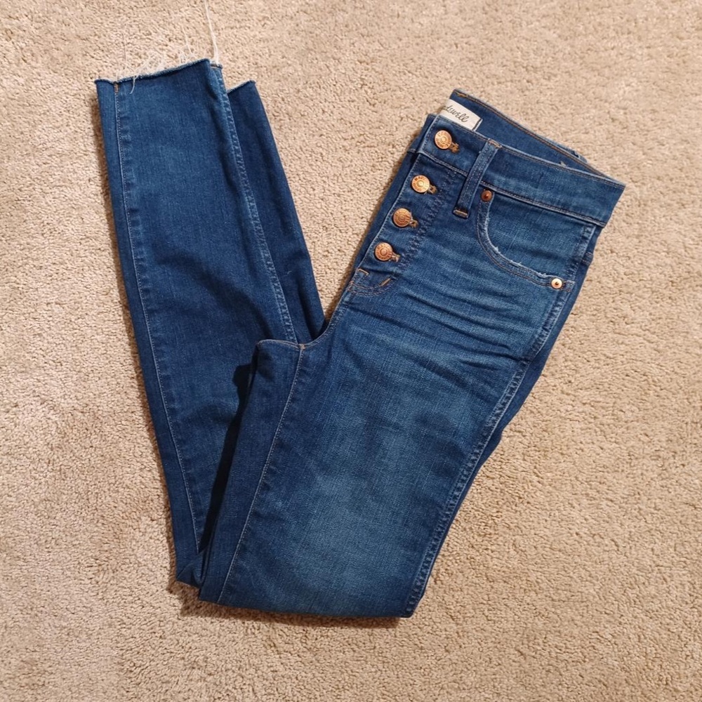 MADEWELL 10" High-Rise Skinny Jeans in Hanna Wash J7914 - Picture 8 of 8